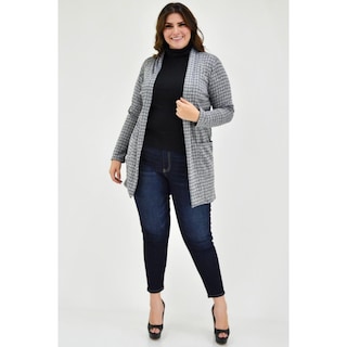 Foto 5 | Ensamble Tejido Roman Fashion Tallas Extras color Gris