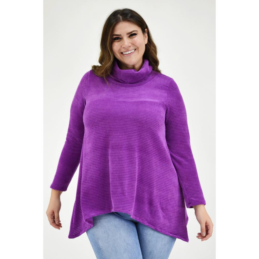 Foto 1 | Suéter Tejido Roman Fashion color Púrpura para Mujer