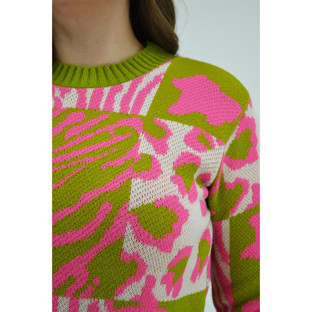 Foto 4 | Suéter Roman Fashion color Rosa para Mujer