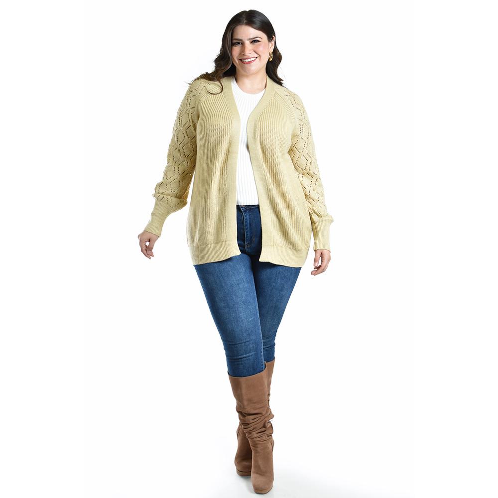 Foto 2 pulgar | Cardigan Roman Fashion  Beige
