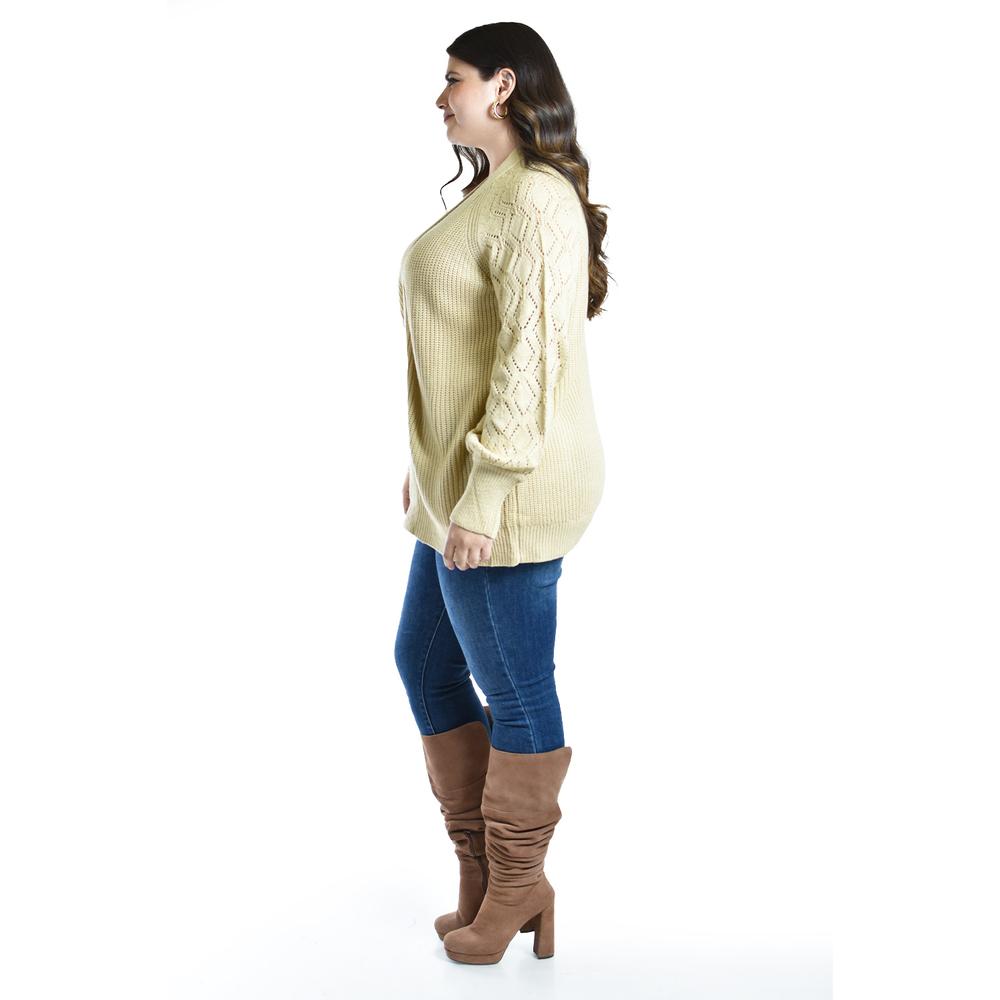 Foto 3 pulgar | Cardigan Roman Fashion  Beige