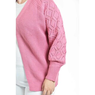 Foto 4 | Cardigan De Punto Roman Fashion /tallas Extras, 41849 (rosa) Rosa
