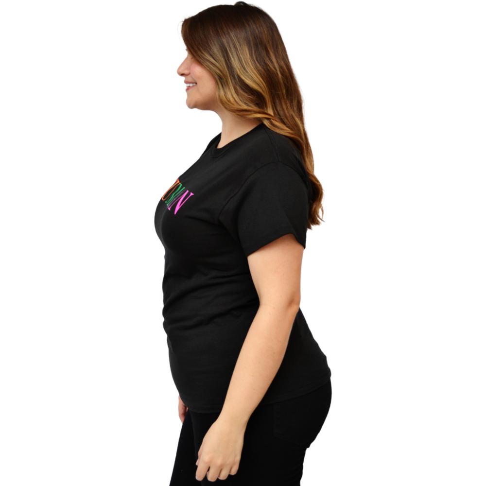 Foto 2 | Playera para Dama Roman Fashion Talla Extra 9001-42 color Negro