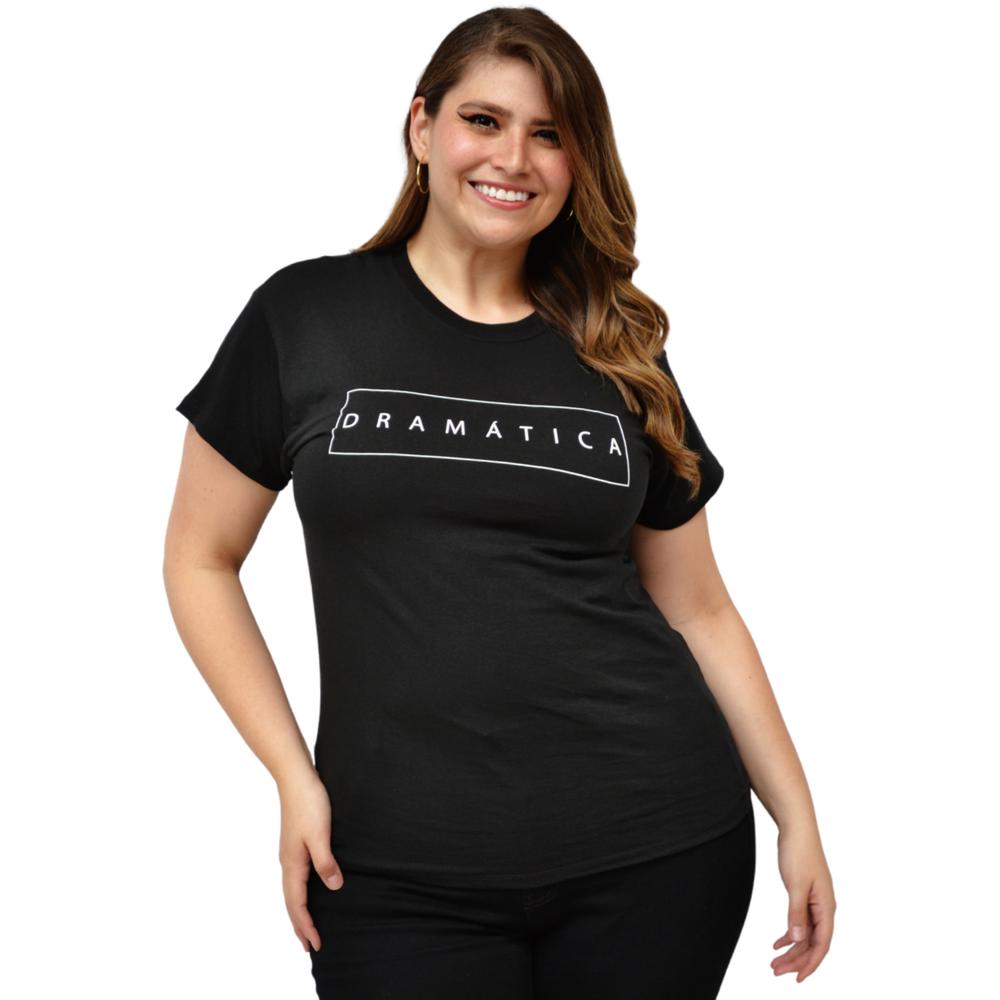 Foto 2 pulgar | Playera para Dama Roman Fashion Talla Extra9001-43 color Negro