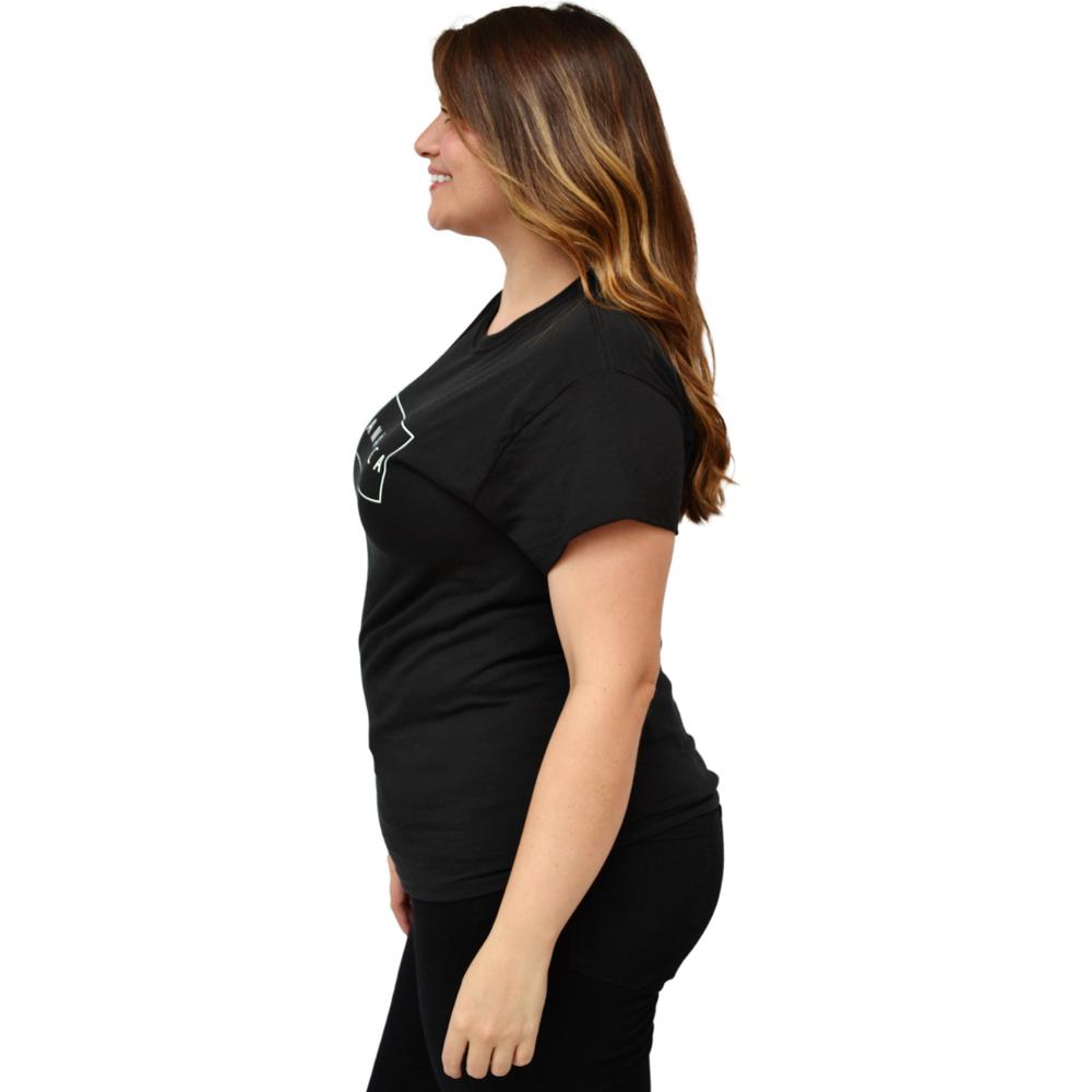 Foto 3 pulgar | Playera para Dama Roman Fashion Talla Extra9001-43 color Negro