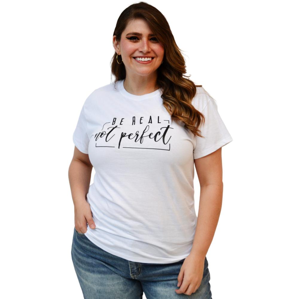 Foto 2 pulgar | Playera para Dama Roman Fashion Talla Extra 9001-44 color Blanco