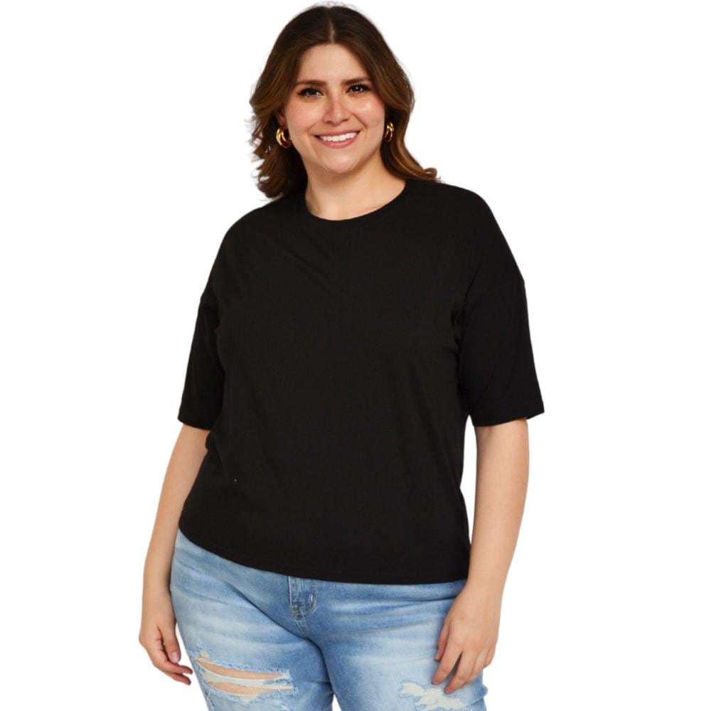 Playera color online negro