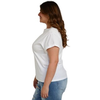 Foto 2 | Blusa Casual Balam/tallas Extras, 0011 (blanco) Color Blanco