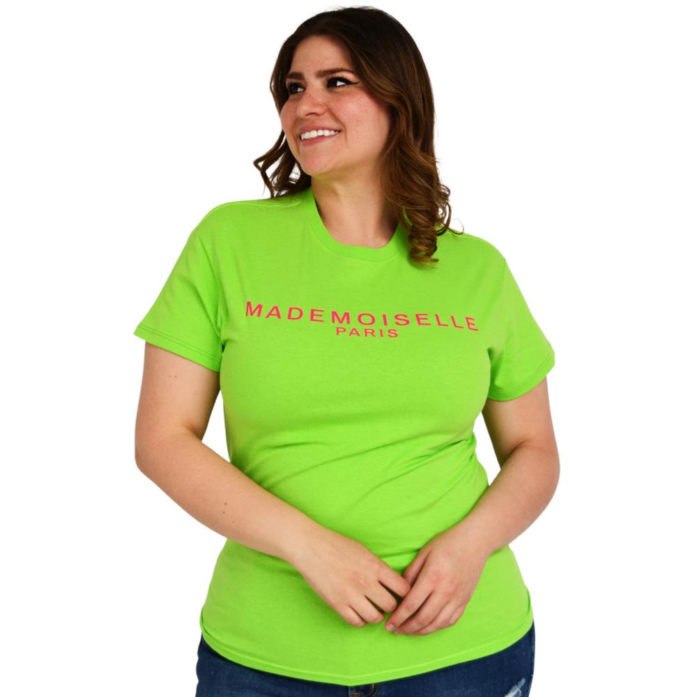 Foto 2 pulgar | Playera Roman Fashion 9001-20 Mademoiselle color Verde Tallas Extras