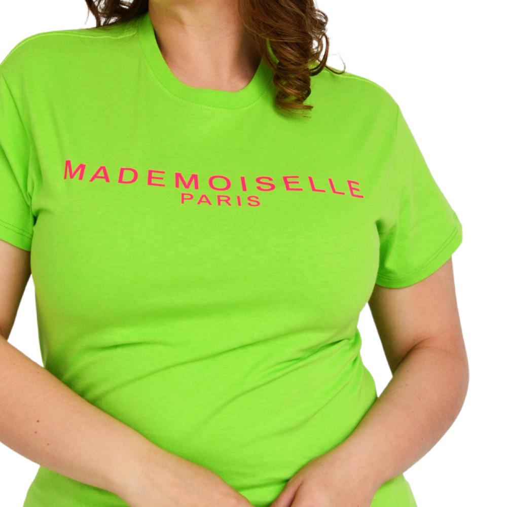 Foto 5 pulgar | Playera Roman Fashion 9001-20 Mademoiselle color Verde Tallas Extras