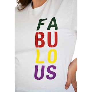 Foto 3 | Playera Roman Fashion 9001-49 Fabulous color Blanco Tallas Extras