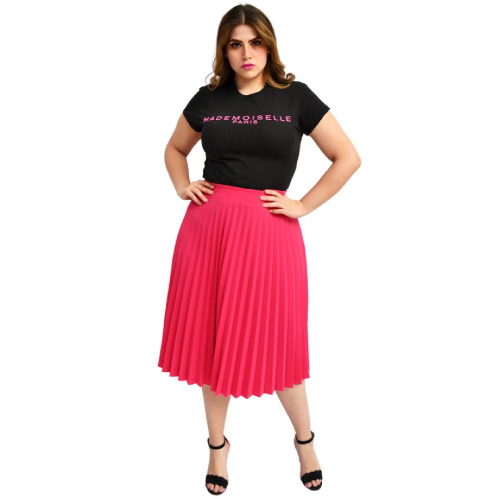Foto 6 pulgar | Playera Roman Fashion color Negro para Mujer