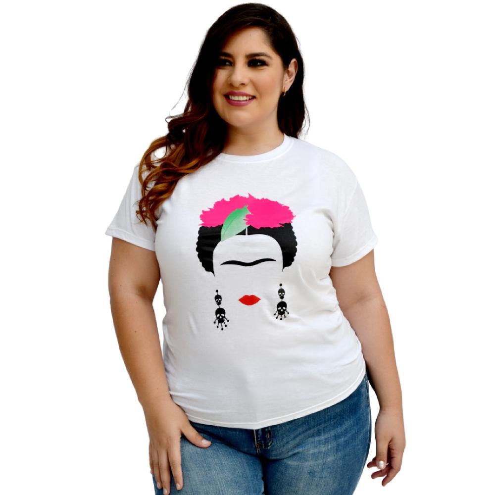 Playera Roman Fashion color Blanco para Mujer