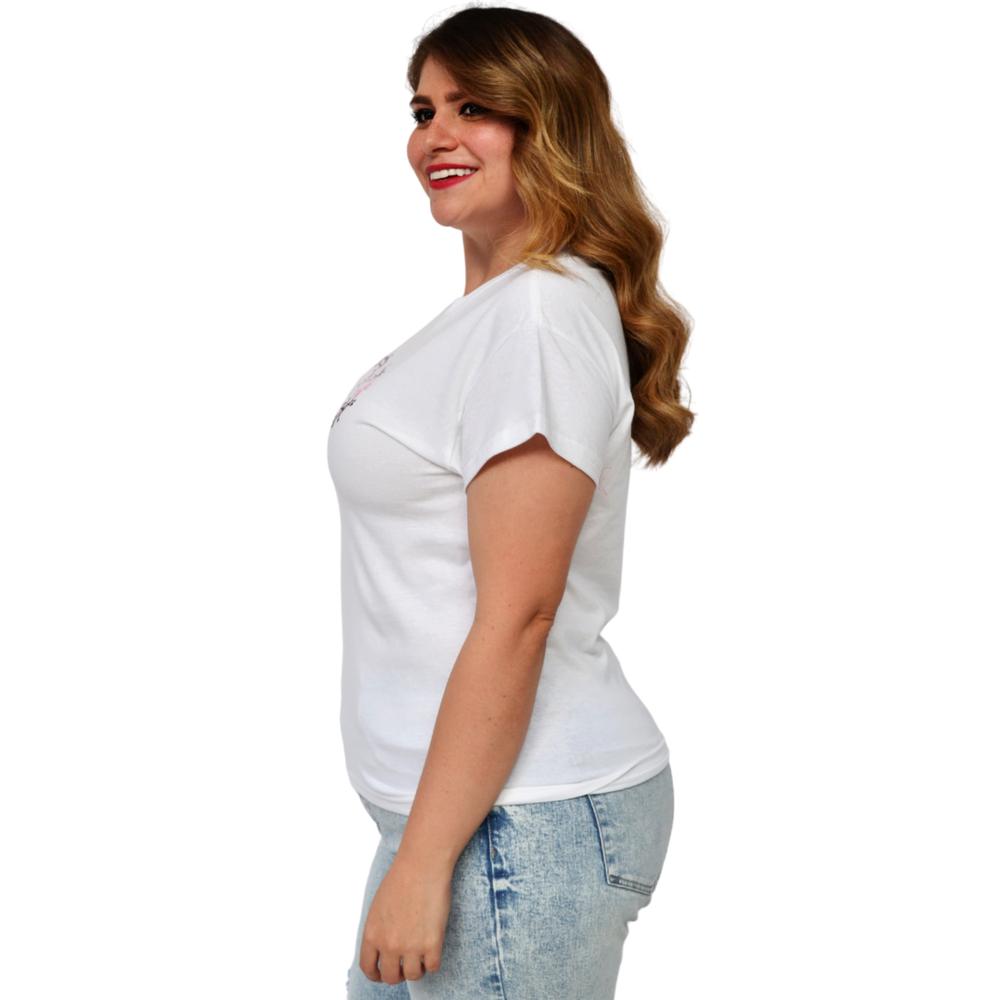 Foto 3 pulgar | Playera Roman Fashion/tallas Extras 9001-36 Mky (blanco) Blanco