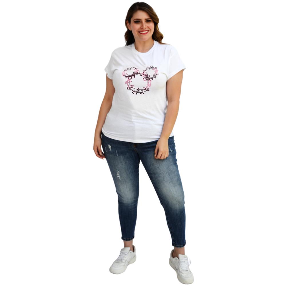 Foto 5 pulgar | Playera Roman Fashion/tallas Extras 9001-36 Mky (blanco) Blanco