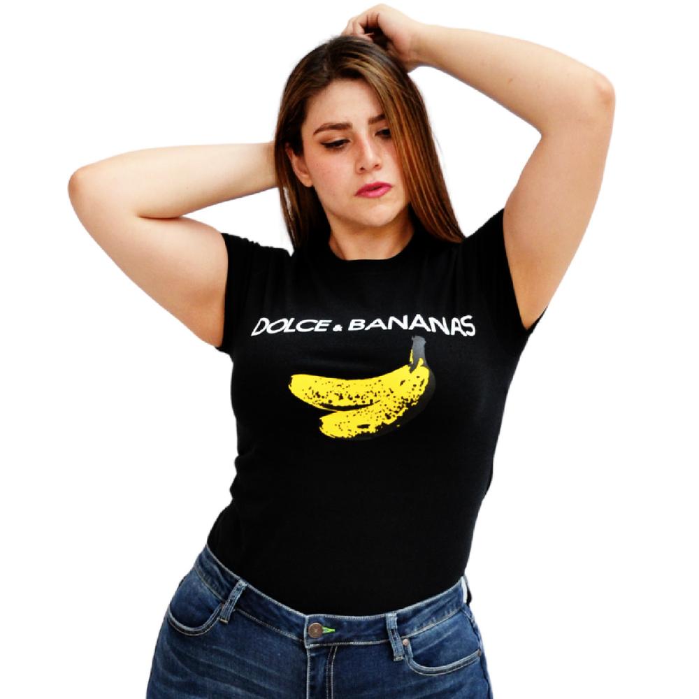 Foto 1 | Playera Roman Fashion 9001-17 color Negro Tallas Extras