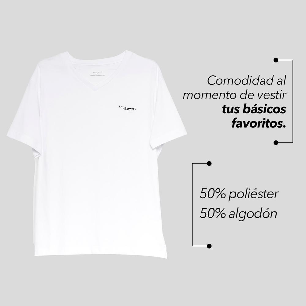 Foto 5 pulgar | Playera Love Fit color Blanco para Mujer