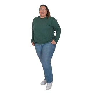 Foto 1 | Playera Manga Larga Love My Fit color Verde