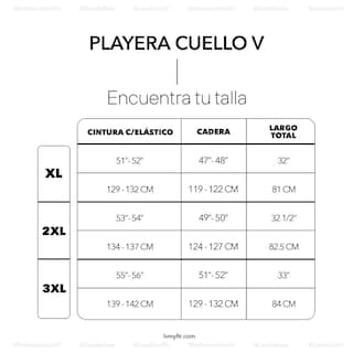 Foto 4 | Playera Polo Cuello V Tallas Extras Plus Unisex Love My Fit color Gris