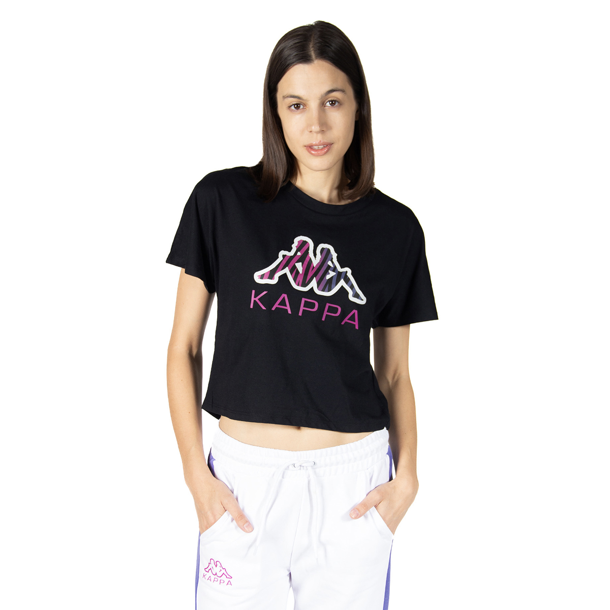 Foto 2 pulgar | Playera Kappa Edalyn Negro