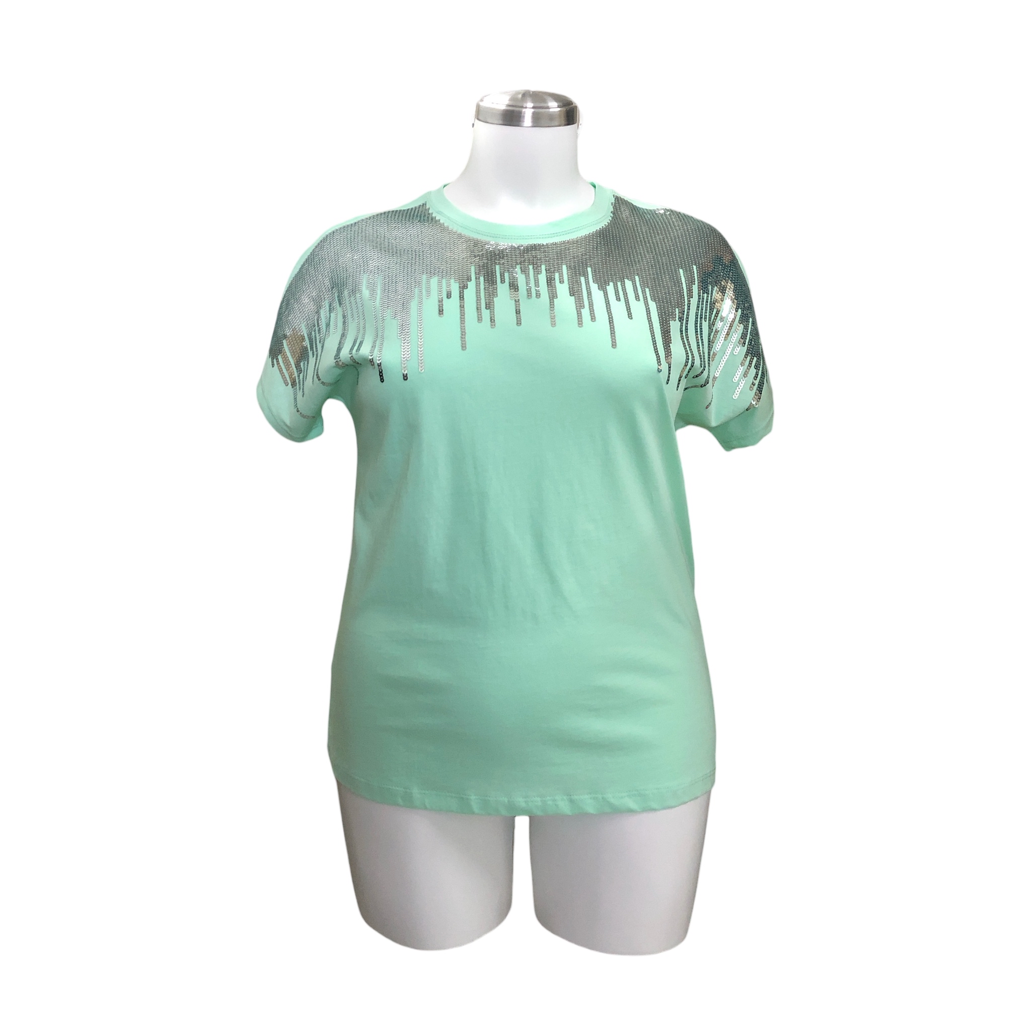 Foto 7 pulgar | Playera Curvy con Lentejuela Lc para Mujer