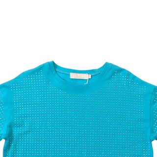 Foto 4 | Playera Azul Curvy con Pedrería LC