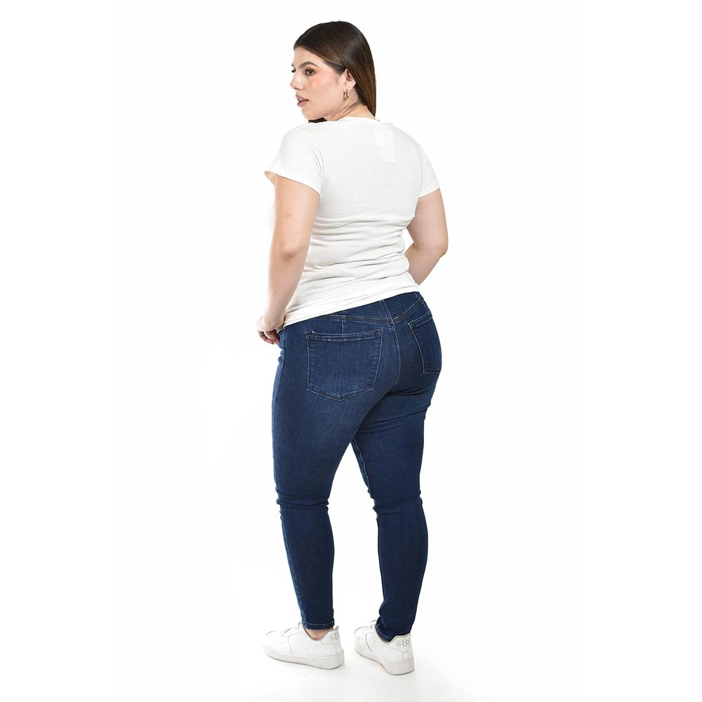 Foto 4 pulgar | Playera Roman Fashion Blanca para Mujer