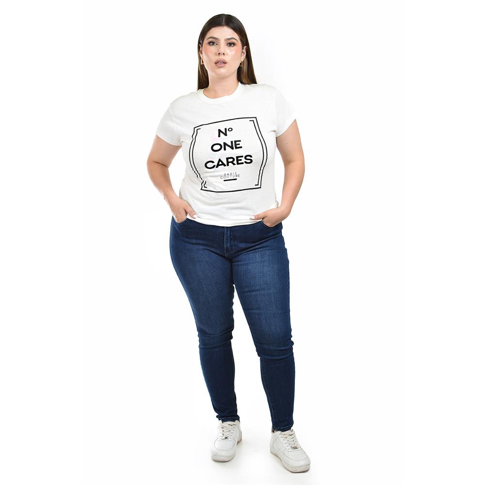 Foto 5 pulgar | Playera Roman Fashion Blanca para Mujer