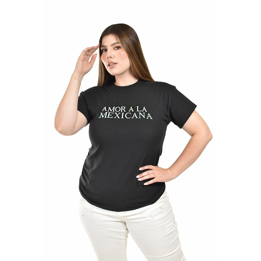 Foto 2 pulgar | Playera Roman Fashion Mexicana para Mujer