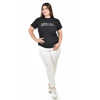 Foto 5 | Playera Roman Fashion Mexicana para Mujer