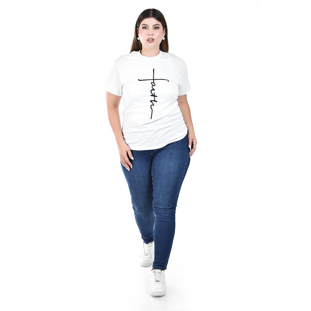 Foto 6 pulgar | Playera Roman Fashion para Mujer