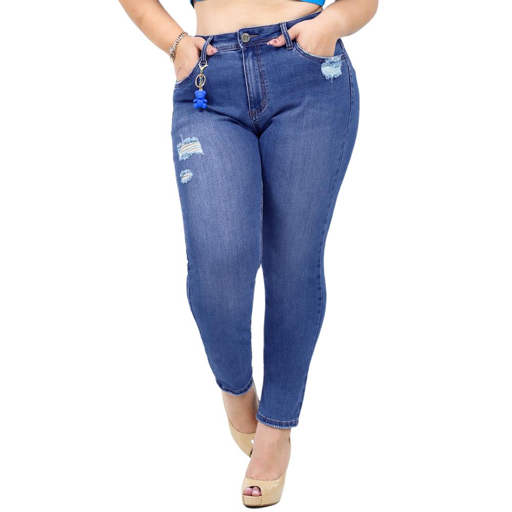 Foto 2 pulgar | Jeans Skinny Con Strech-tallas Extras 1880