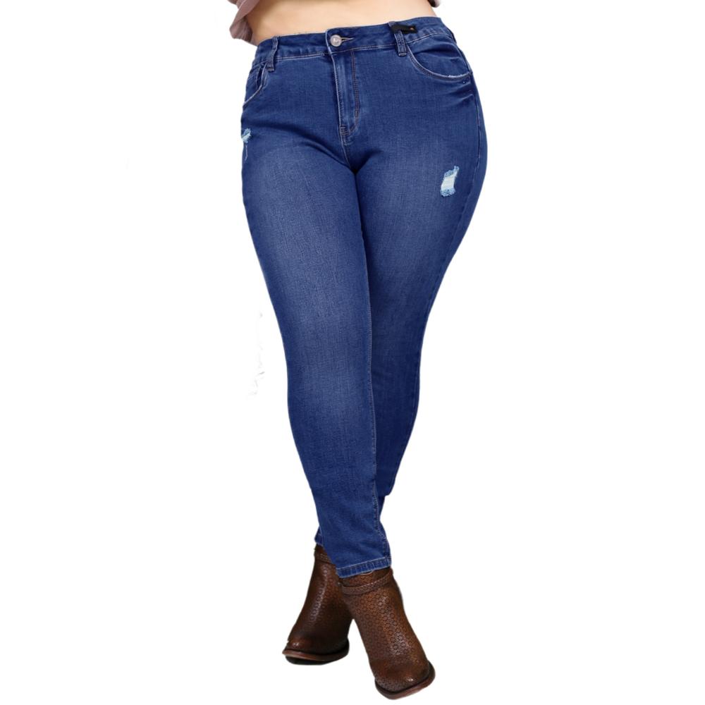 Foto 2 pulgar | Jeans Skinny Con Strech-tallas Extras 1881 color Azul
