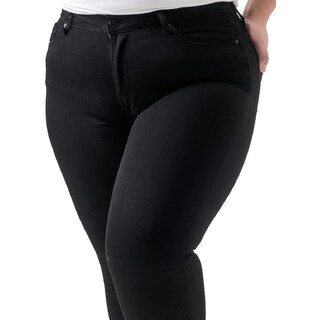 Foto 3 | Jeans Balam Tallas Extras 220 Negro