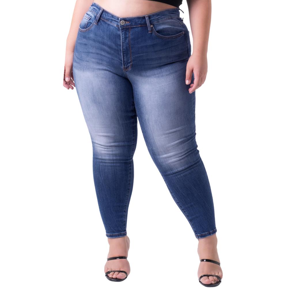 Foto 2 pulgar | Jeans Skinny con Strech BALAM J-BAL-6342-MEDIO Tallas Extras
