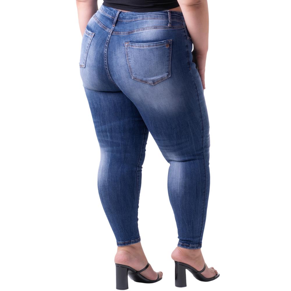 Foto 3 pulgar | Jeans Skinny con Strech BALAM J-BAL-6342-MEDIO Tallas Extras