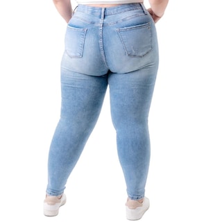 Foto 2 | Jeans Skinny Con Strech Balam/tallas Extras 6333 color Azul