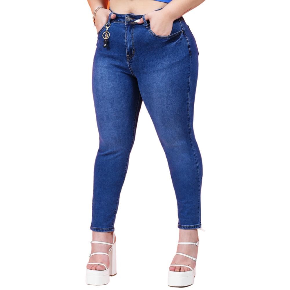 Jeans para Dama Doow J-DW-595-MEDIO Talla Extra color Azul $899