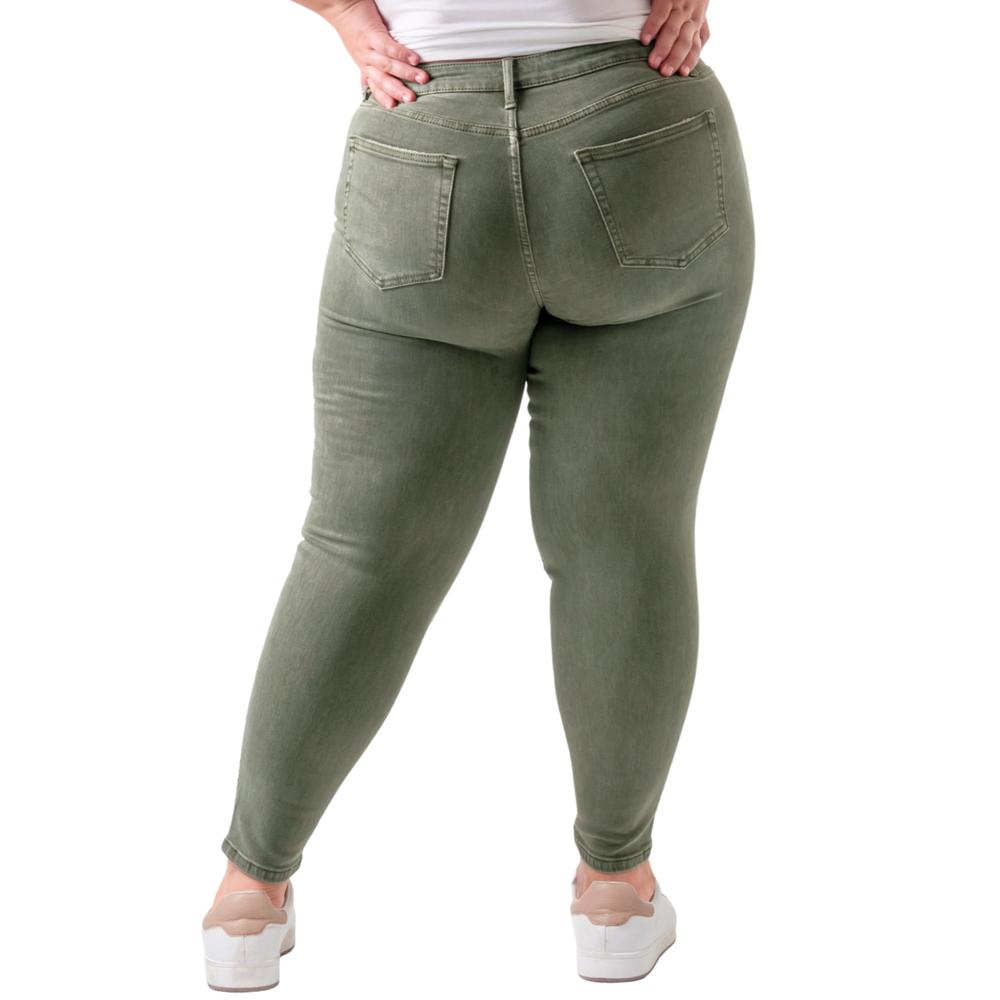 Foto 2 | Jeans Skinny con Stretch Roman Fashion J-BAL-6065 color Verde