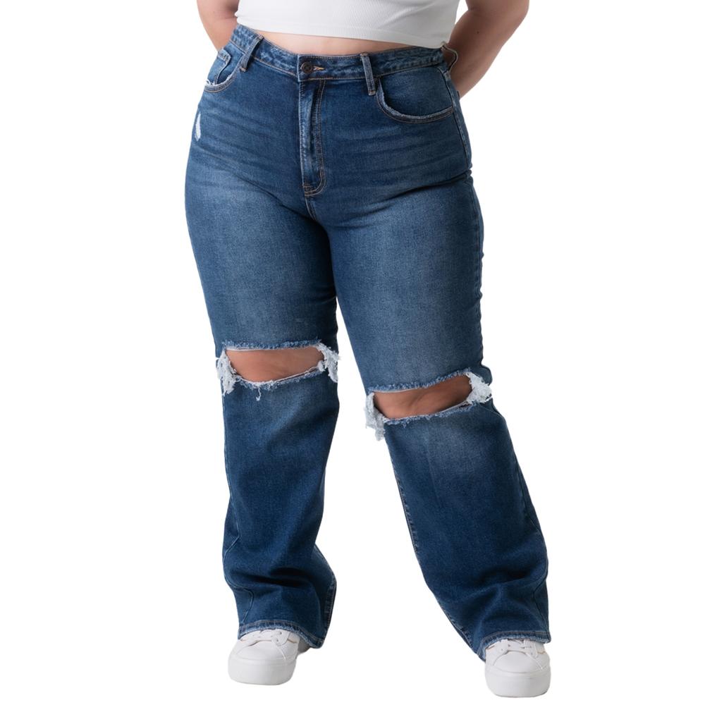 Jeans Roman Fashion color Azul para Mujer