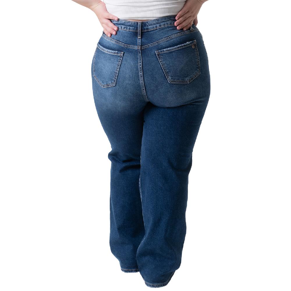 Foto 4 pulgar | Jeans Roman Fashion color Azul para Mujer