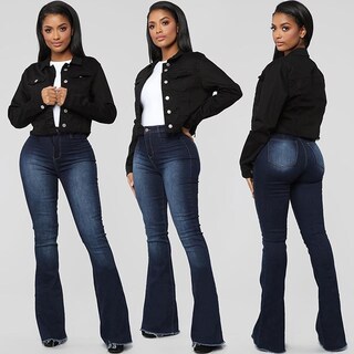 Foto 3 | Venta Internacional-Jeans Generic color Azul para Mujer