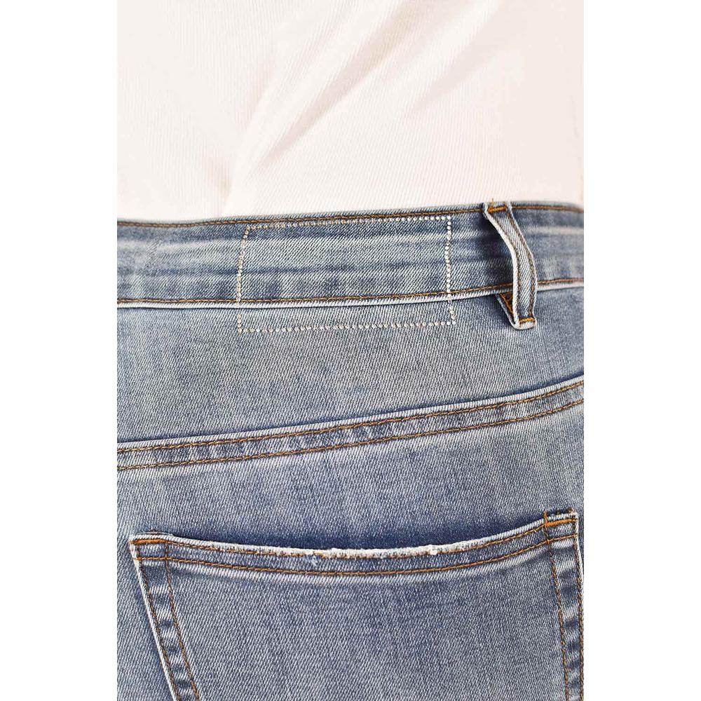 Foto 5 pulgar | Jeans Skinny Con Detalles Desgastados /tallas Extras, 201 (mezclilla Claro) Azul