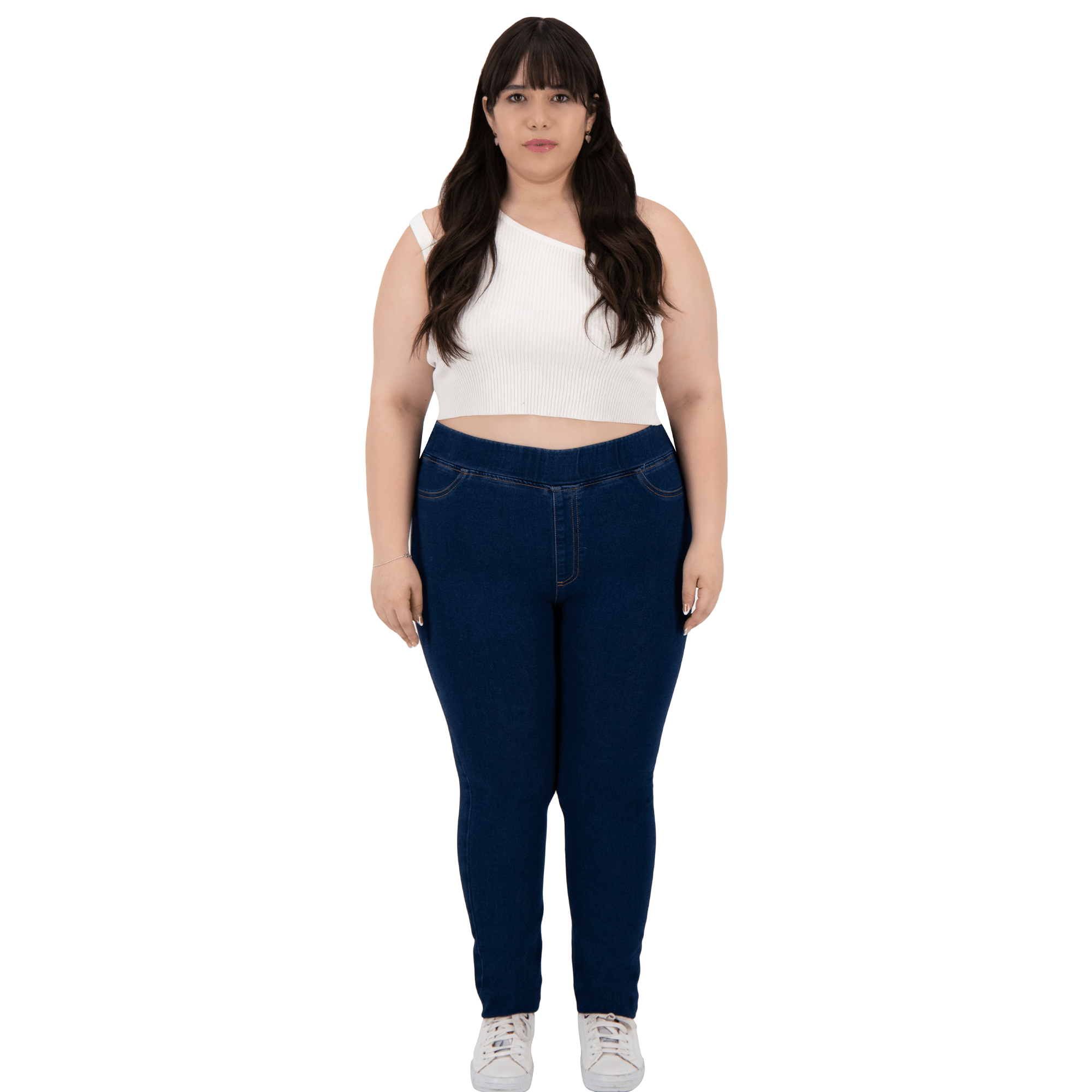 Foto 4 pulgar | Pantalón Britos Jeans Curvy Skinny Azul 024495