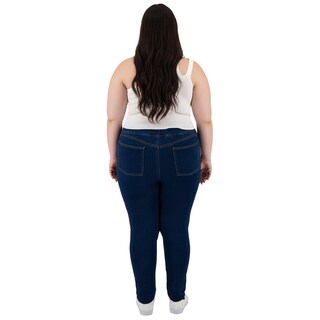 Foto 4 | Pantalón Britos Jeans Curvy Skinny Azul 024495