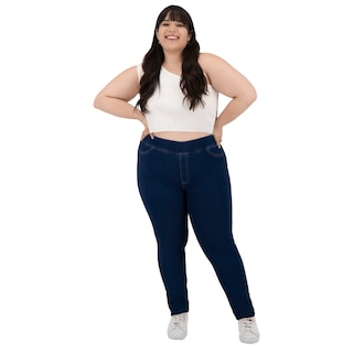Foto 6 | Pantalón Britos Jeans Curvy Skinny Azul 024495