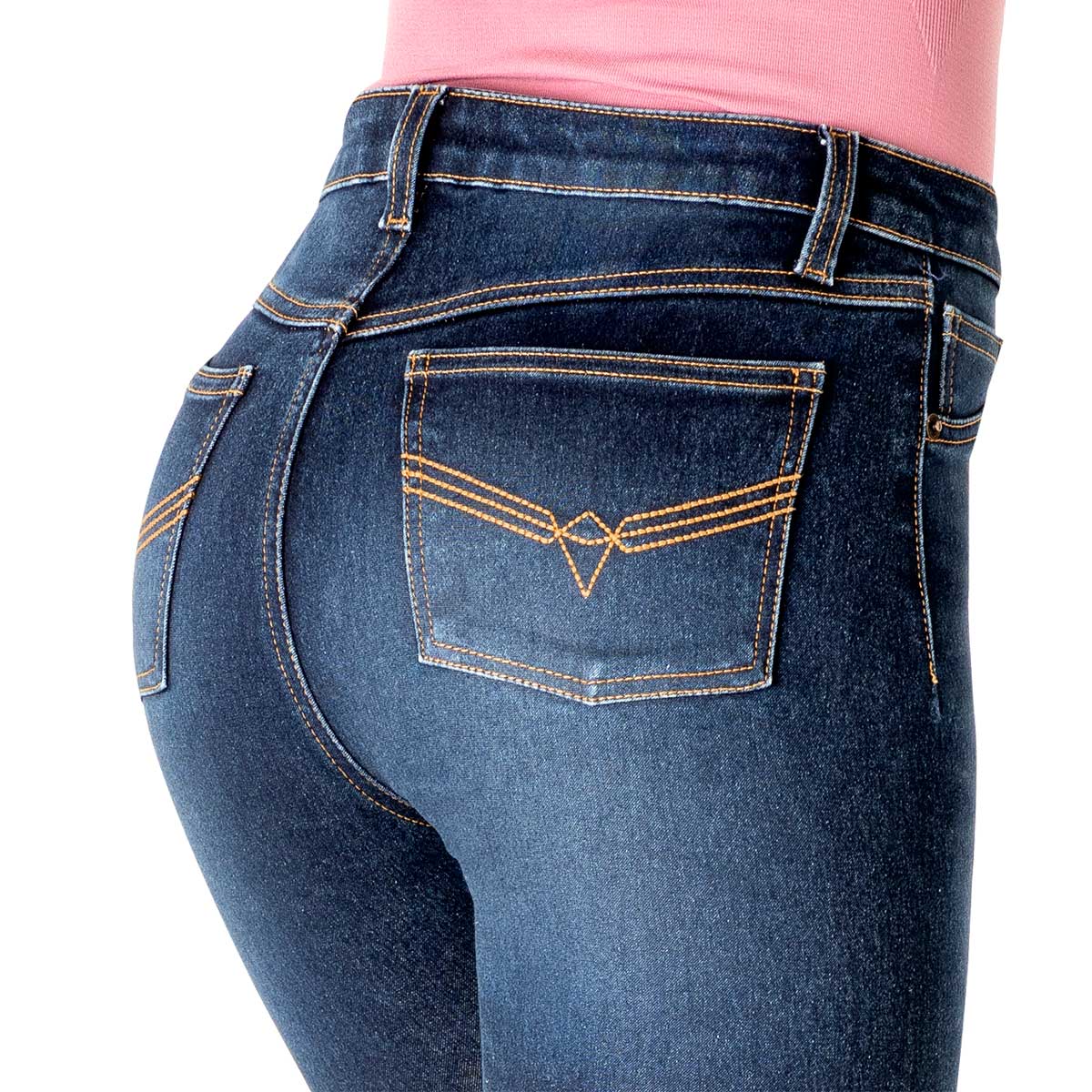 Foto 3 pulgar | Felker Jeans Para Mujer Azul, Corte Super Skinny, Cintura Media
