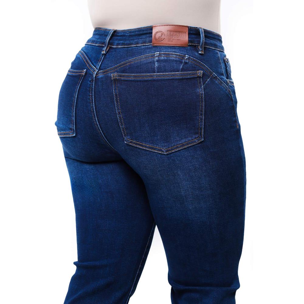 Foto 4 pulgar | Jeans Bootcut Con Strech Roman Fashion, 3730 (azul Oscuro) Multicolor