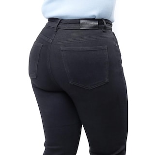 Foto 2 | Jeans Recto Con Strech Tallas Extras, 3723 (negro) Negro