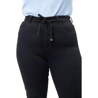 Foto 3 | Jeans Recto Con Strech Tallas Extras, 3723 (negro) Negro